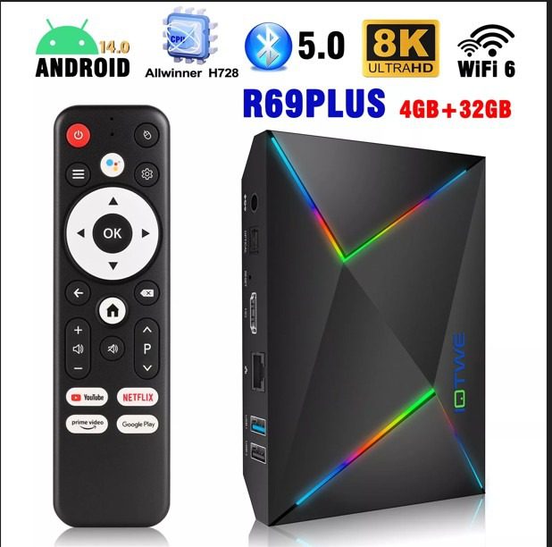 Android tv Box R69 Plus