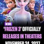 Frozen 3 2027 7 Frozen 3 2027