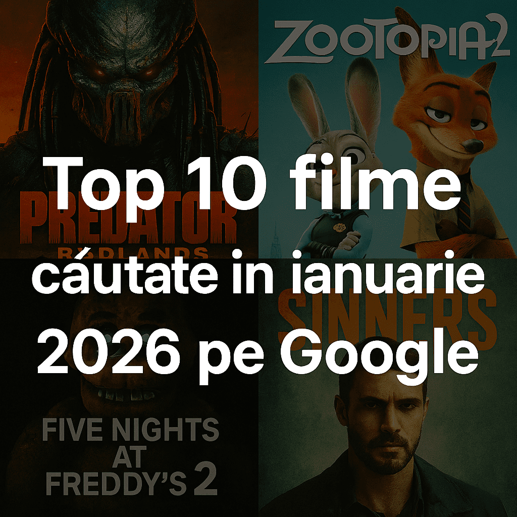 Top 10 filme căutate pe Google în ianuarie 2026