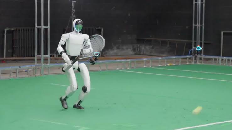 robot umanoid domină schimburile de tenis 0