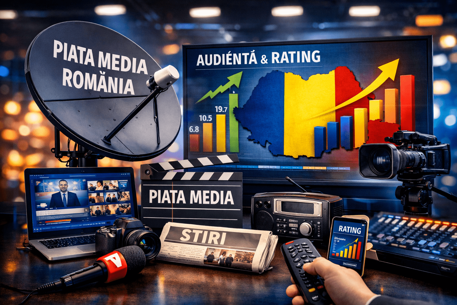 Ultimile noutati media din Romania în ultimele luni